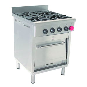 Cocina Industrial 4 Platos 1 Horno - Maigas