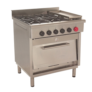 Cocina 4 platos, 1 horno, plancha churrasquera - Maigas